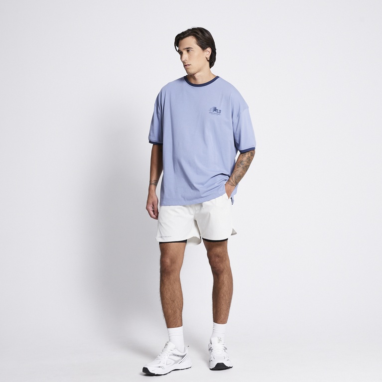 Training ringer tee "Koster" Blue